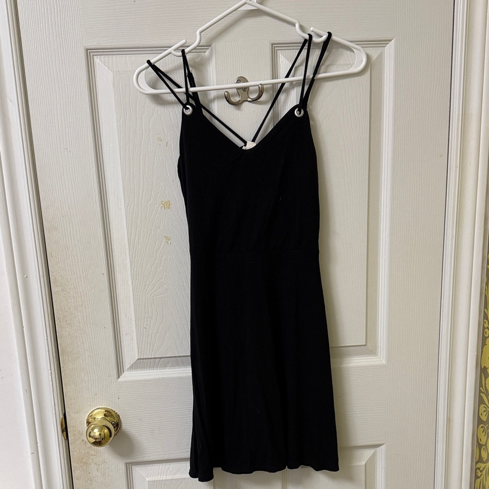 Garage Black Strappy Dress